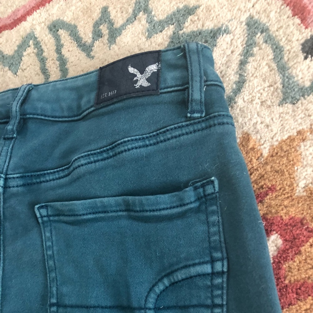 Green American Eagle jeans